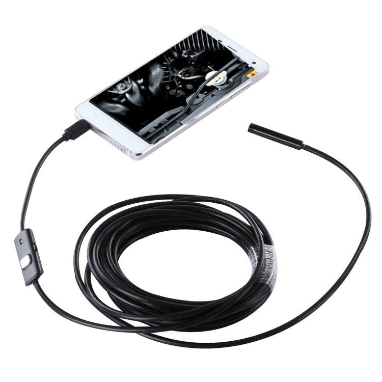 Waterproof Micro USB Endoscope Snake Tube Inspection Camera with 6 LED for OTG Android Phone, Len...