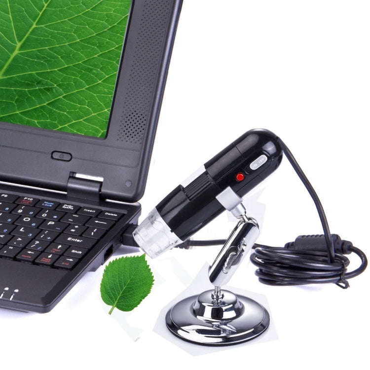 1.3 Mega pixels 200x USB digital microscope with 8 LED White light, 200X
