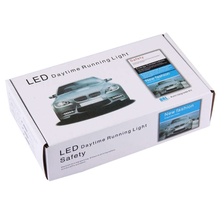 2 PCS High Power Car White Light 6 SMD 5050 LED Daytime Running Light for Cars