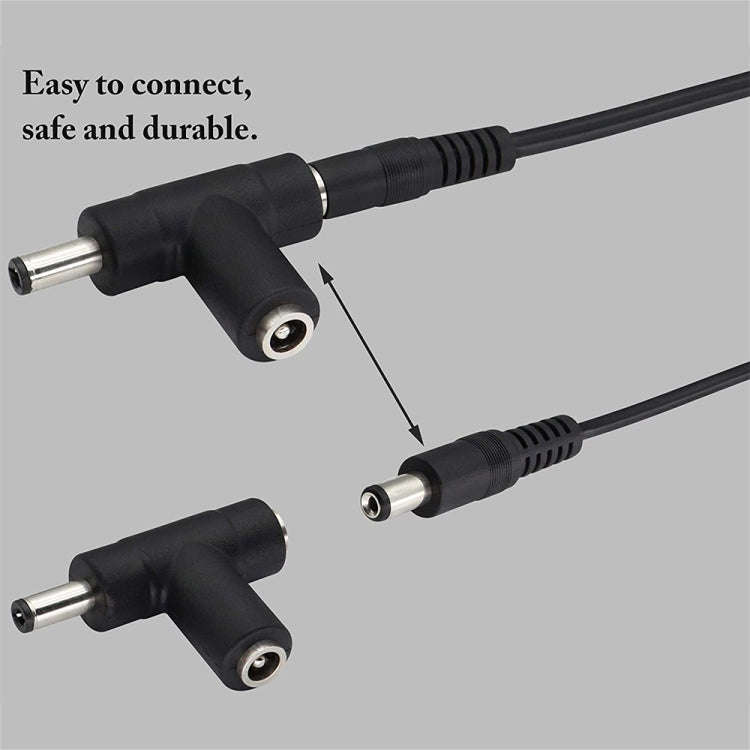 2A 5.5 x 2.1mm DC Power Supply Adapter Plug Coiled Cable Car Charger, Length: 40-140cm, 5.5 x 2.1mm