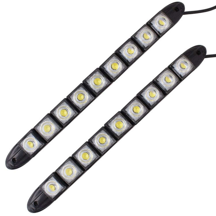 2 PCS  4.5W 9 LED SMD 5050 Flexible Snake LED Car Daytime Running Lights, DC 12V, 4.5W