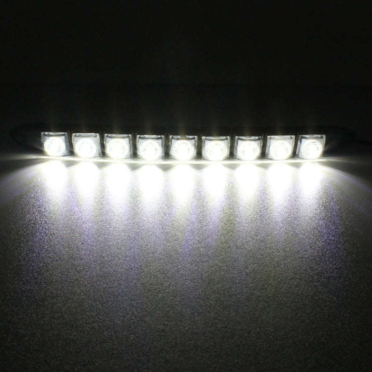 2 PCS  4.5W 9 LED SMD 5050 Flexible Snake LED Car Daytime Running Lights, DC 12V, 4.5W