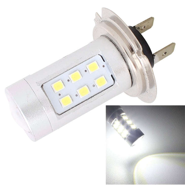 2 PCS H7 4.2W 630LM White Light 21 LED 2835 SMD Car Front Fog Light Lamp Bulb,  DC 12V, H7