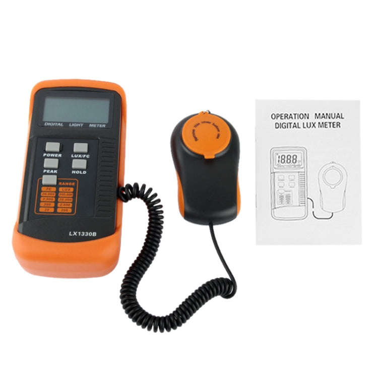 Digital Light Meter, Measuring Range: 0.1-200000 Lux, LX1330B