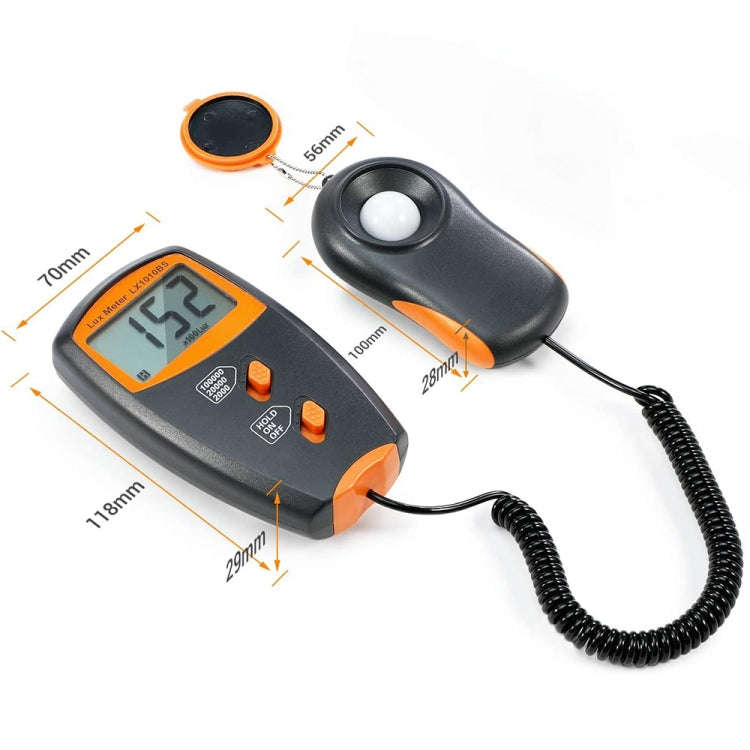 Digital Light Meter, Measuring Range: 1-100000 Lux, LX1010BS