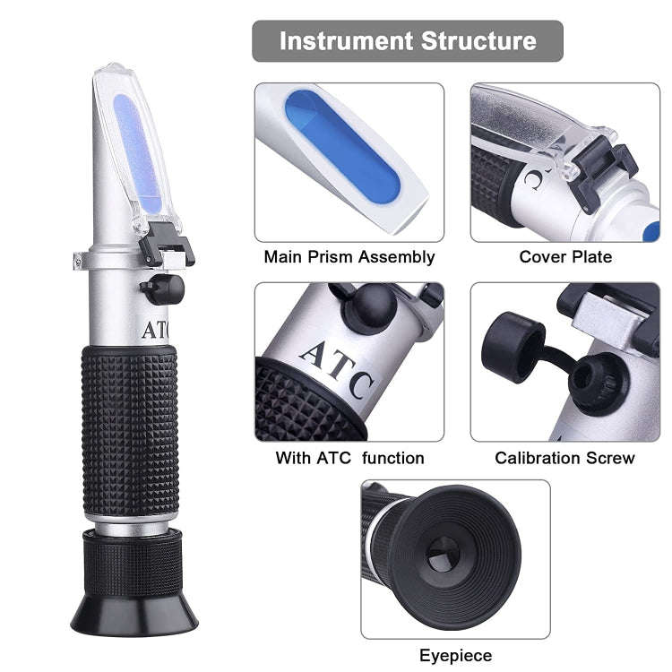 HB-113ATC Brix Hand-Held ATC Refractometer