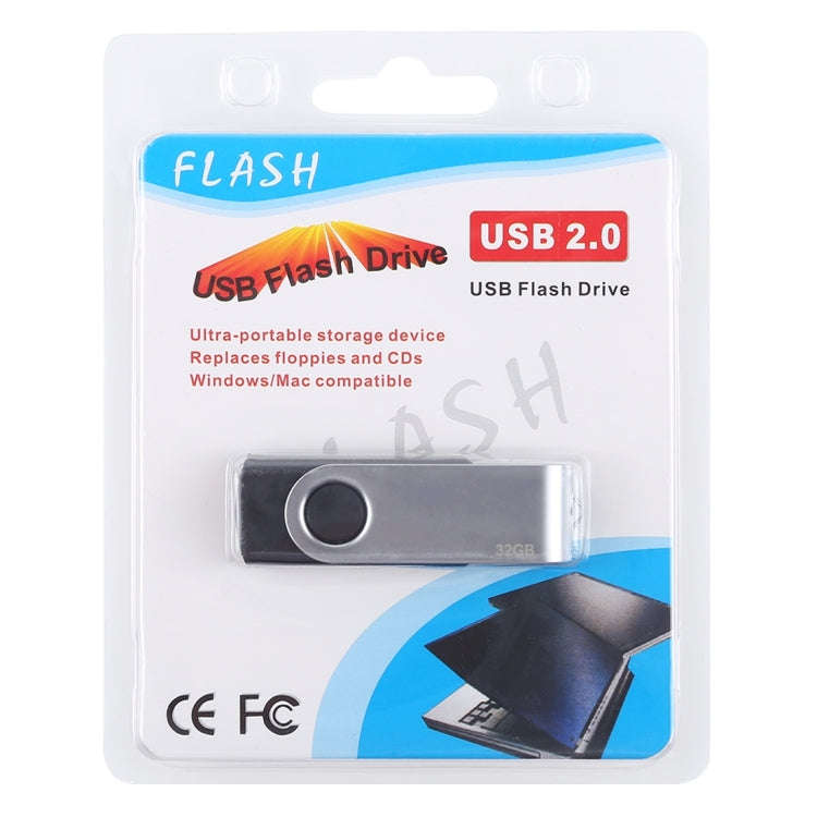 32GB Twister USB 2.0 Flash Disk(Black), 32GB/Black