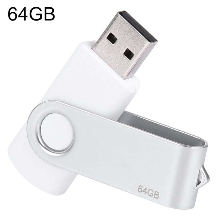 64GB Twister USB 2.0 Flash Disk(White), 64GB/White