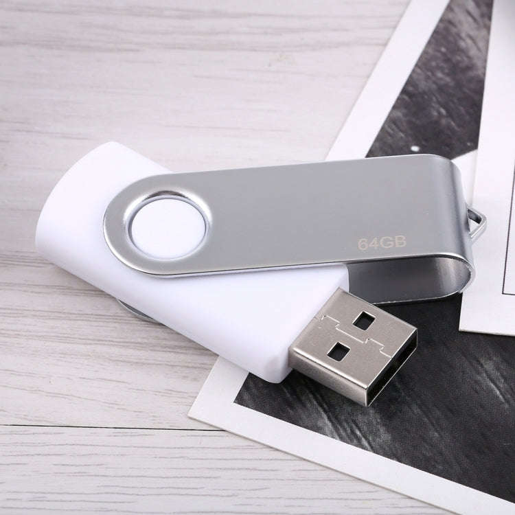 64GB Twister USB 2.0 Flash Disk(White), 64GB/White