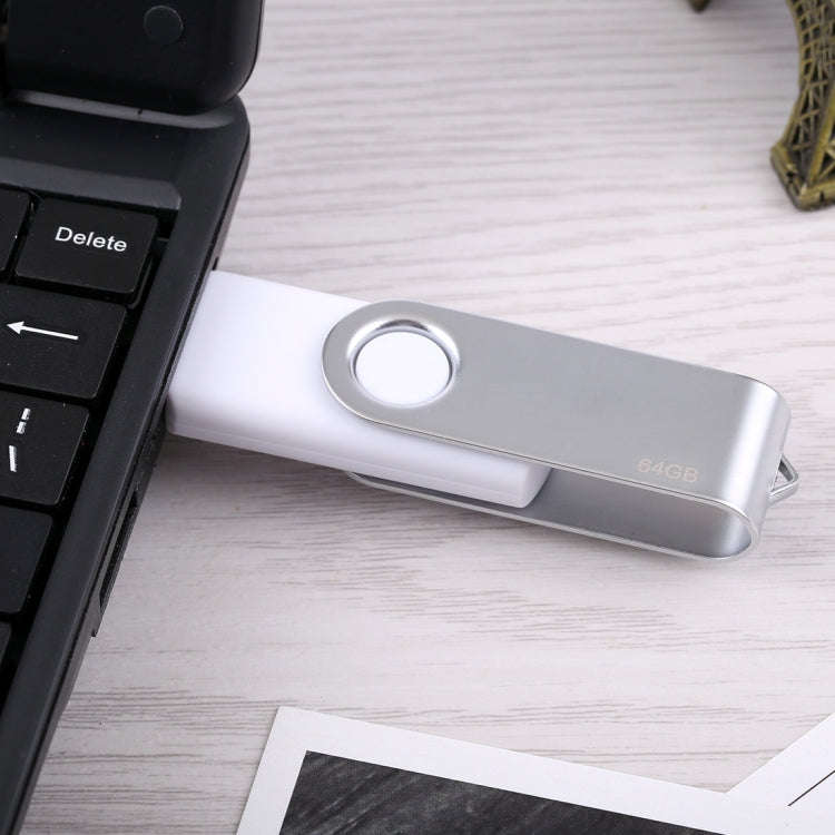 64GB Twister USB 2.0 Flash Disk(White), 64GB/White