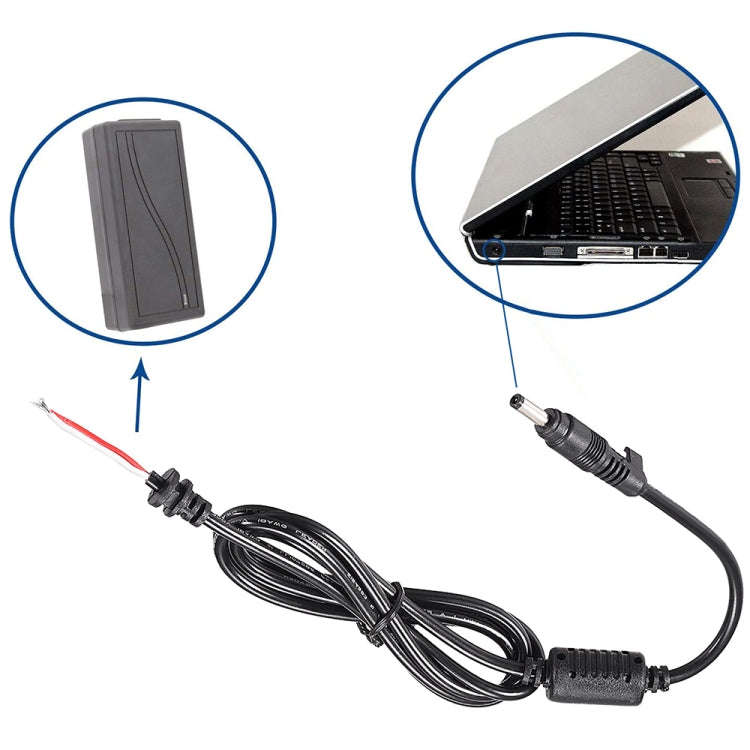 x 1.6mm DC Male Power Cable for Laptop Adapter, Length: 1.2m