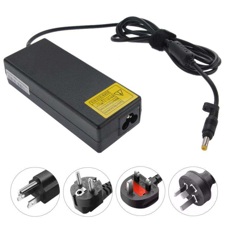 90W 19V 4.74A AC Adapter for HP Laptop, Output Tips:  4.8mm x 1.7mm, 19V 4.74A