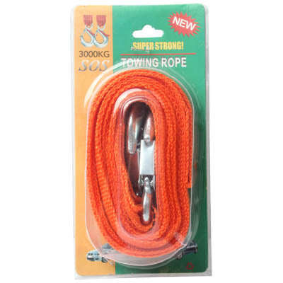 4 Meters Load 3 Tons of Tow Rope, Random Color Delivery, 4 Meters