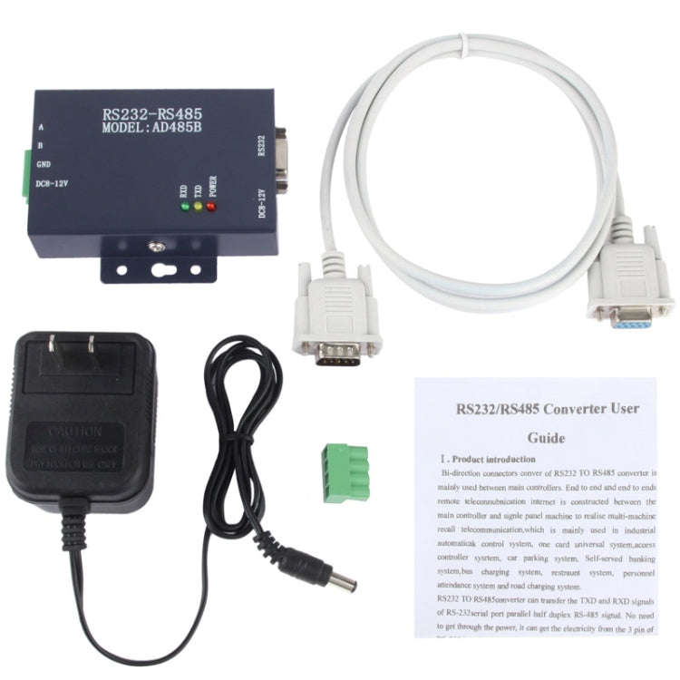 RS-232 to RS-485 Data Converter, RS-232 to RS-485