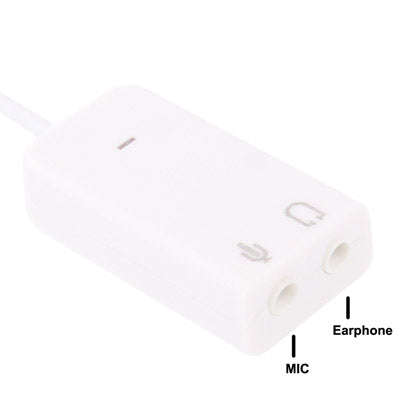 7.1 Channel USB 2.0 Sound Adapter, Plug and Play