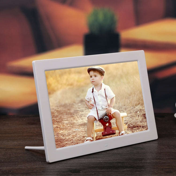 12.1 inch Digital Photo Frame with Holder & Remote Control, Allwinner F16 Program, Support SD /  ...