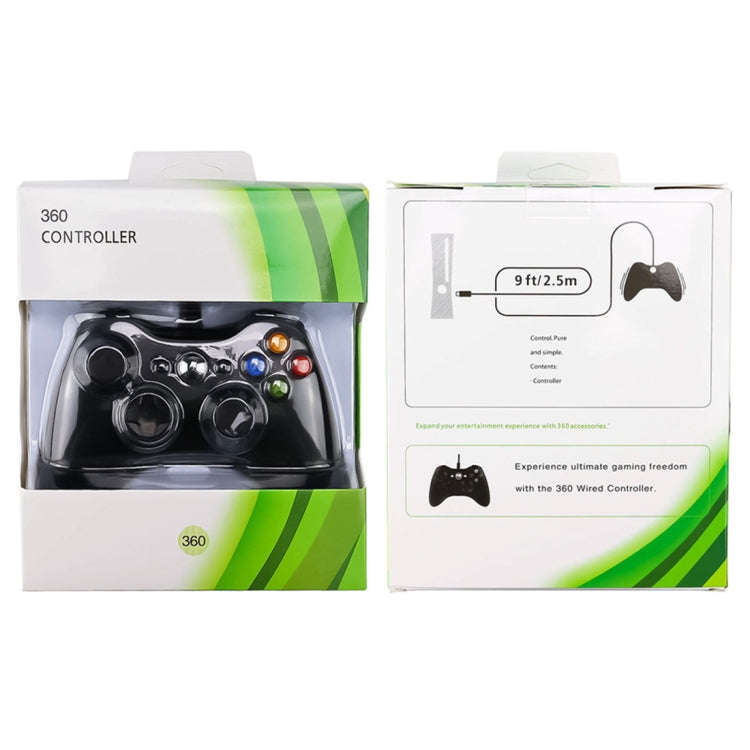 USB 2.0 Wired Controller Gamepad for XBOX 360, Plug and Play, Cable Length: 2.5m, For XBOX 360, F...