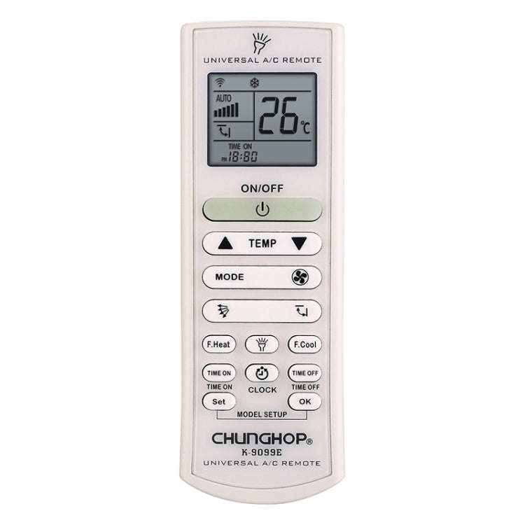 Chunghop Universal A/C Remote Control (K-9099E), K-9099E