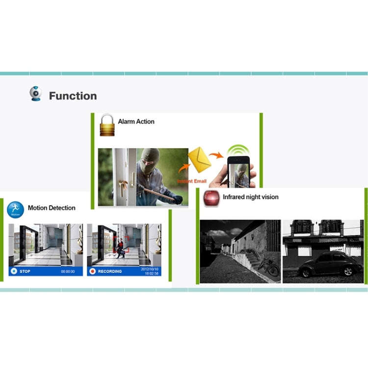 N4B7M 4Ch 960P P2P ONVIF 1.3 Mega Pixel IP Camera NVR Kit, Support Night Vision / Motion Detectio...