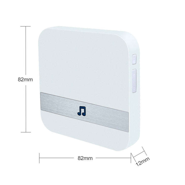B10 52 Chimes 110dB Doorbell Receiver Low Power Consumption Home Door Tools, US Plug, AC 90-260V,...