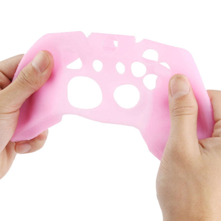Flexible Silicone Protective Case for Xbox One, For Xbox One(Pink), For Xbox One(Black)