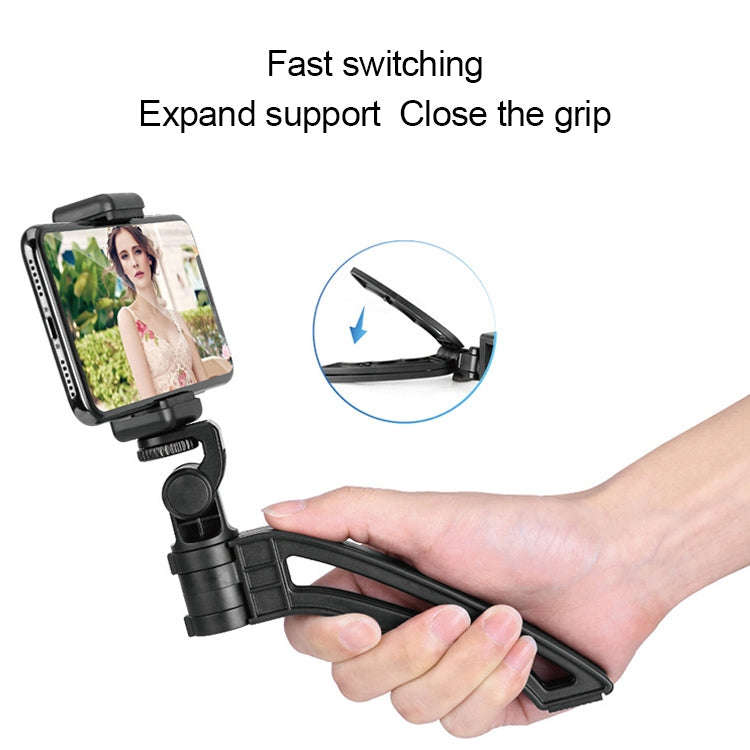APEXEL Portable Handheld Lazy Live Broadcast Desktop Folding Universal Bluetooth Tripod Phone Hol...