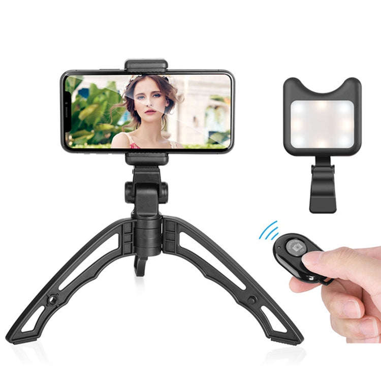 APEXEL Portable Handheld Lazy Live Broadcast Desktop Folding Universal Bluetooth Tripod Phone Hol...