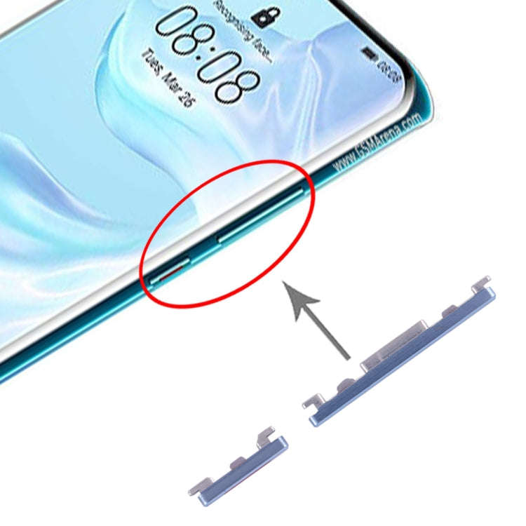 Power Button and Volume Control Button for Huawei P30 Pro, For Huawei P30 Pro (Breathing Crystal)...