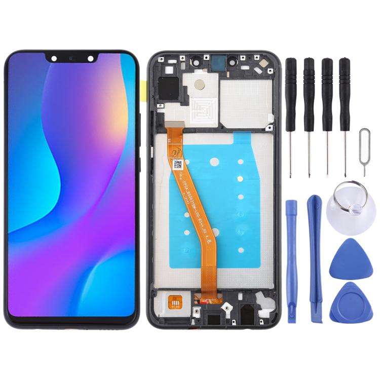 LCD Screen and Digitizer Full Assembly with Frame for Huawei Nova 3i, For Huawei Nova 3i