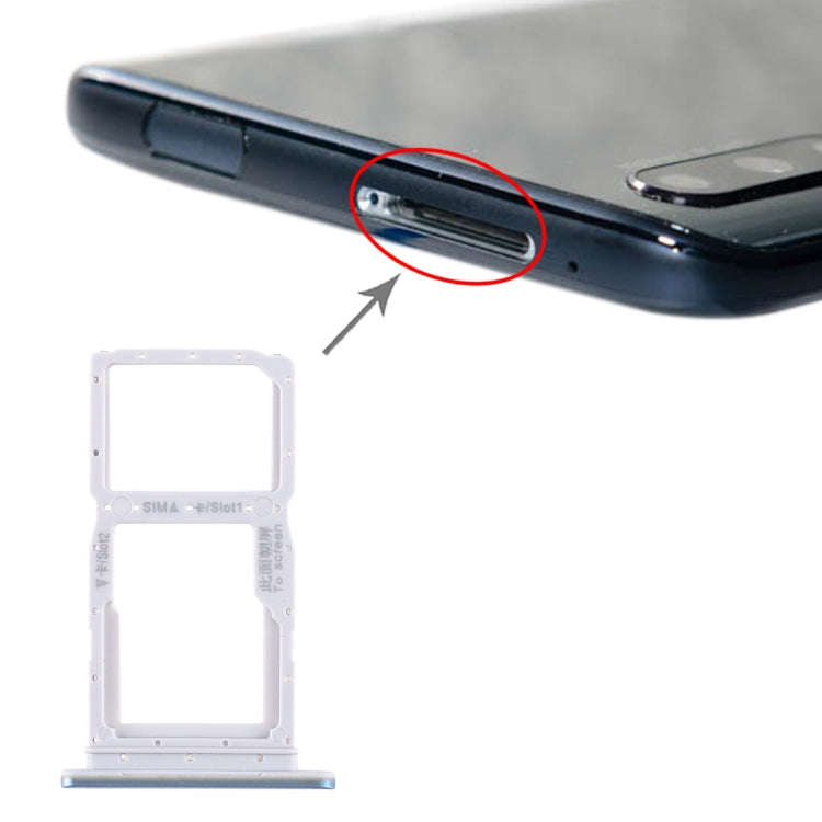 SIM Card Tray + SIM Card Tray / Micro SD Card Tray for Huawei Honor 9X / Honor 9X Pro, For Huawei...