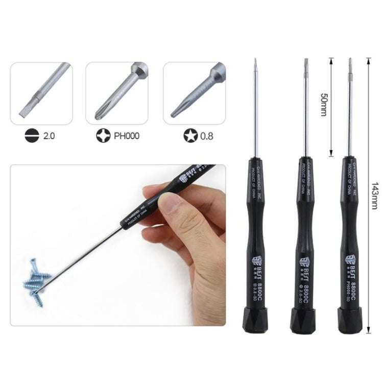 10 in 1 BEST BST-605 Tool Kit Disassemble Opening Tools For iPhone 3 / 4 / 4S / 5, BST-605