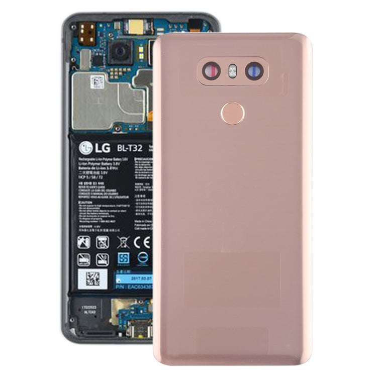 Battery Back Cover with Camera Lens Frame & Fingerprint Sensor for LG G6 / H870 / H870DS / H872 /...