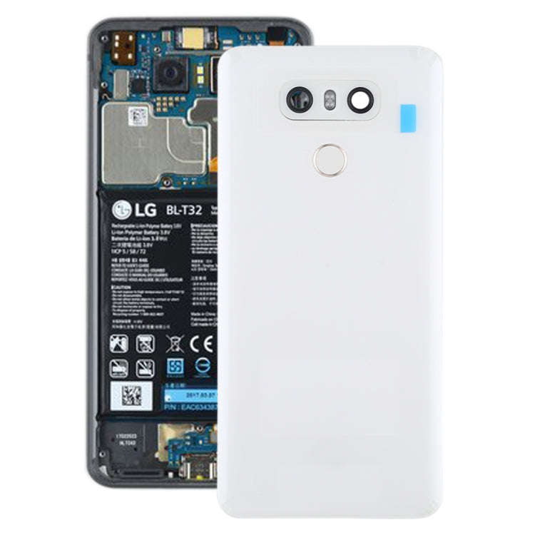 Battery Back Cover with Camera Lens Frame & Fingerprint Sensor for LG G6 / H870 / H870DS / H872 /...