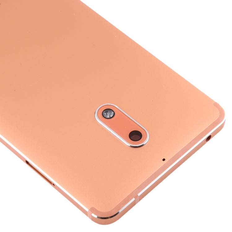 Battery Back Cover with Camera Lens Frame & Side Keys for Nokia 6 TA-1000 TA-1003 TA-1021 TA-1025...
