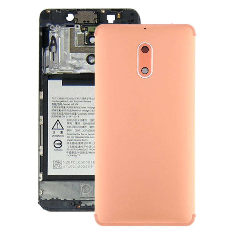 Battery Back Cover with Camera Lens Frame & Side Keys for Nokia 6 TA-1000 TA-1003 TA-1021 TA-1025...