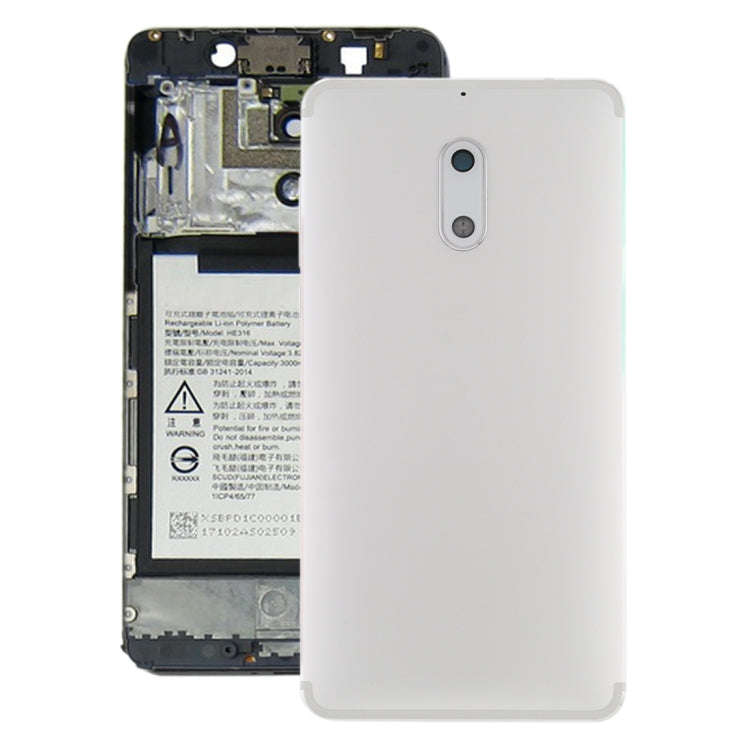 Battery Back Cover with Camera Lens Frame & Side Keys for Nokia 6 TA-1000 TA-1003 TA-1021 TA-1025...