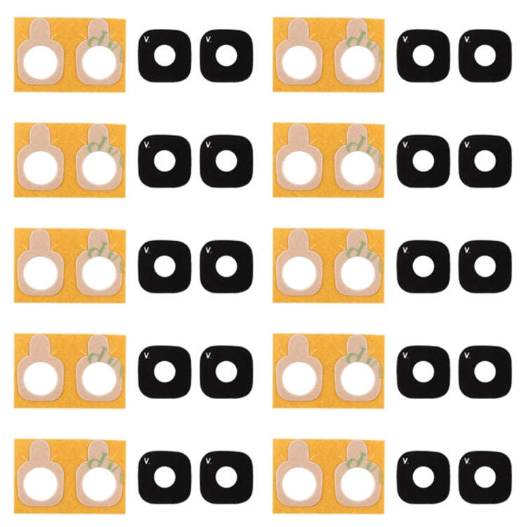 For Galaxy J5 Prime 10pcs Back Camera Lens Cover with Sticker, For J5 Prime