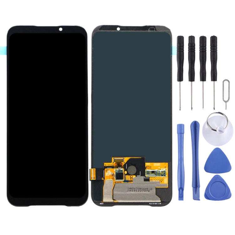 Original AMOLED Material LCD Screen and Digitizer Full Assembly for Xiaomi Black Shark 2 Pro / Bl...