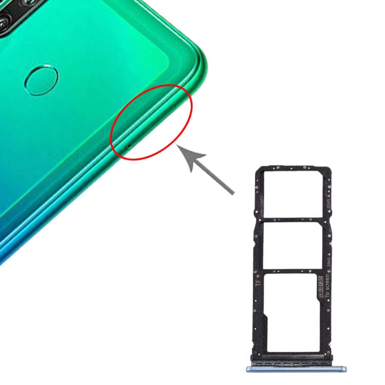 SIM Card Tray + SIM Card Tray + Micro SD Card Tray for Huawei P40 Lite E / Enjoy 10, For Huawei P...