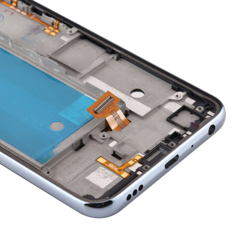 LCD Screen and Digitizer Full Assembly with Frame for LG K40 LMX420 / X4 2019 / K12 Plus,Double S...
