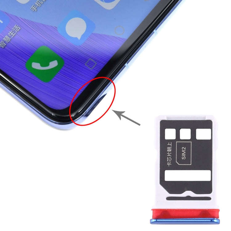 SIM Card Tray + SIM Card Tray for Honor V30 Pro / Honor V30, For Huawei Nova 6, For Honor V30 Pro...