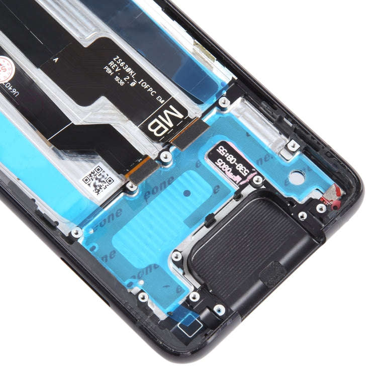 LCD Screen and Digitizer Full Assembly with Frame for Asus Zenfone 6 ZS630KL I01WD, For Zenfone 6...