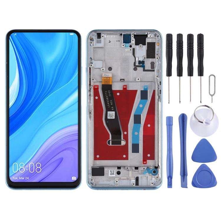LCD Screen and Digitizer Full Assembly with Frame for Huawei P smart Pro 2019, For Huawei P smart...
