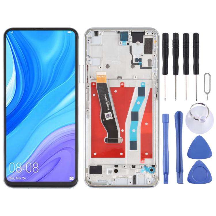 LCD Screen and Digitizer Full Assembly with Frame for Huawei P smart Pro 2019, For Huawei P smart...
