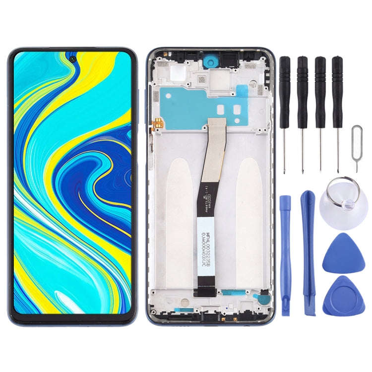 LCD Screen and Digitizer Full Assembly with Frame for Xiaomi Redmi Note 9S / Redmi Note 9 Pro Max...