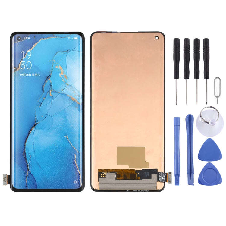 Original AMOLED Material LCD Screen and Digitizer Full Assembly for OPPO Reno 3 Pro 5G / Find X2 ...