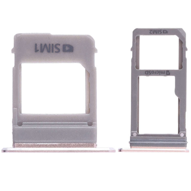 For Galaxy A520 / A720 2 SIM Card Tray + Micro SD Card Tray, For Galaxy A520 / A720, For Samsung ...