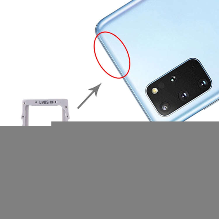 For Samsung Galaxy S20+ / Galaxy S20 Ultra SIM Card Tray + SIM Card Tray / Micro SD Card Tray, Fo...