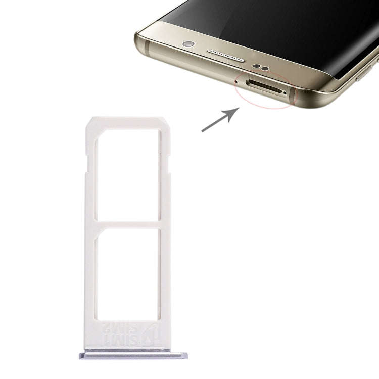For Galaxy S6 Edge plus / S6 Edge+ 2 SIM Card Tray, For Galaxy S6+, For Samsung Galaxy S6 Edge pl...