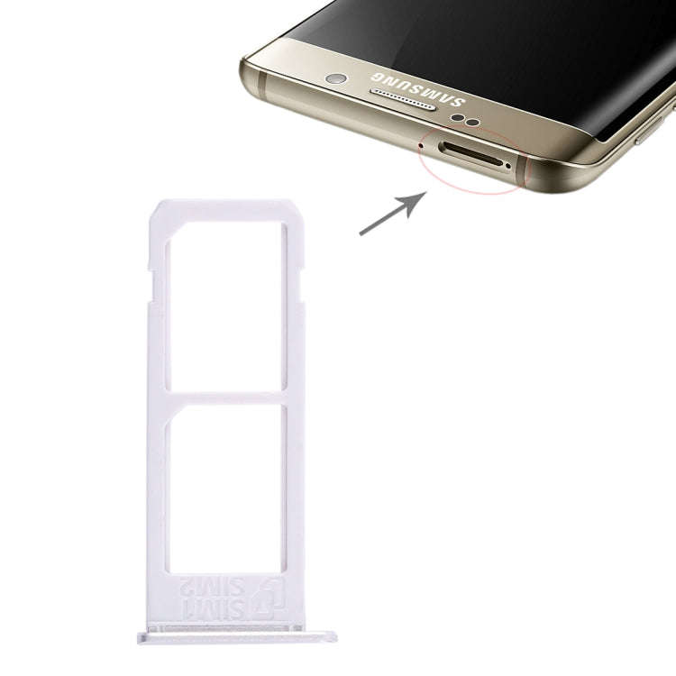 For Galaxy S6 Edge plus / S6 Edge+ 2 SIM Card Tray, For Galaxy S6+, For Samsung Galaxy S6 Edge pl...